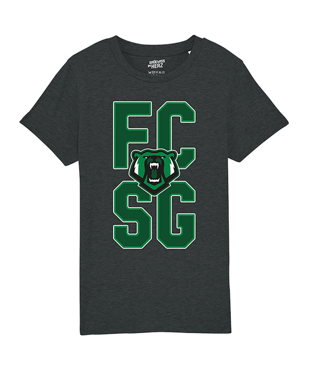 FC St. Gallen Bär T-Shirt Kids Grau - grau