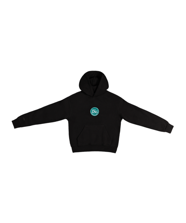 FC St. Gallen Black Logo Hoody Kids Schwarz - schwarz