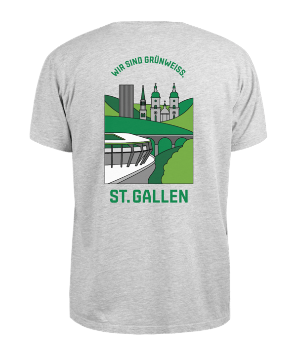 FC St. Gallen T-Shirt Grau - grau