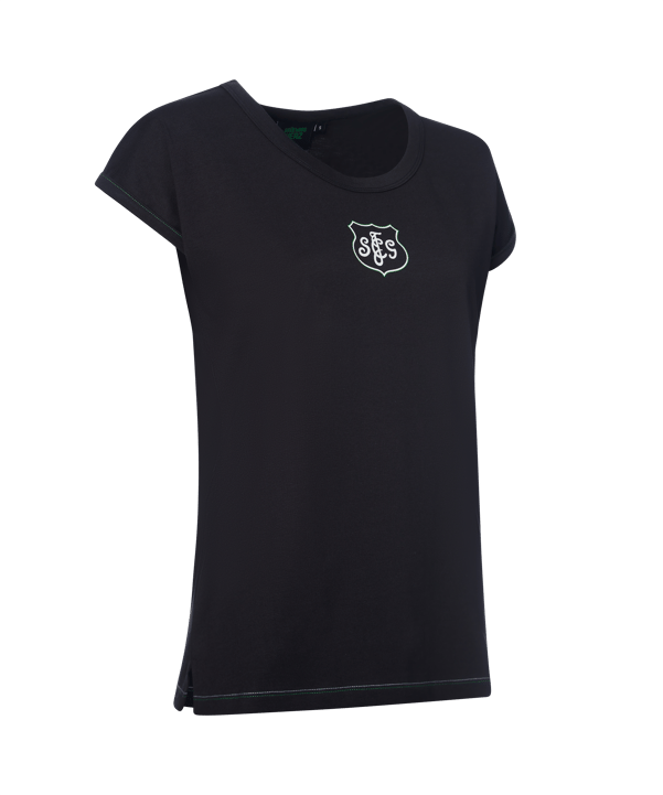 FC St. Gallen Roundneck T-Shirt Schwarz - schwarz