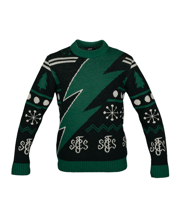 FC St. Gallen Ugly Sweatshirt Blitz Grün Weiss - gruen